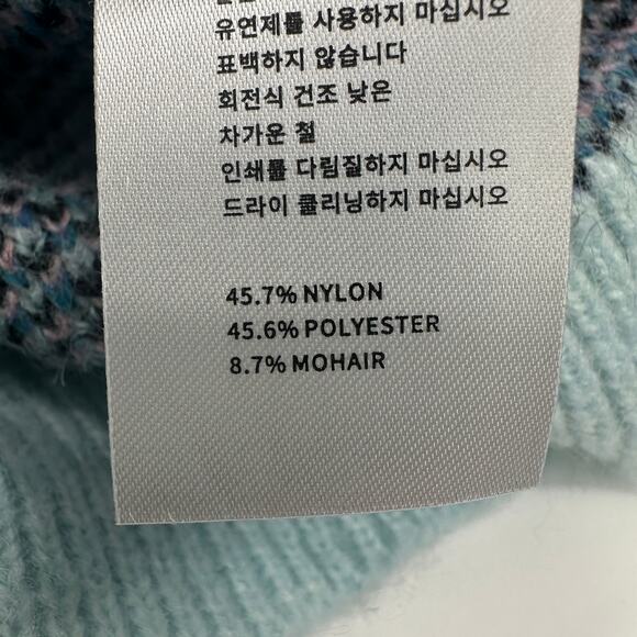 Aelfric Eden City of Love AW23 Crewneck Knit Sweater in Light Blue Size S NWT - Picture 14 of 15